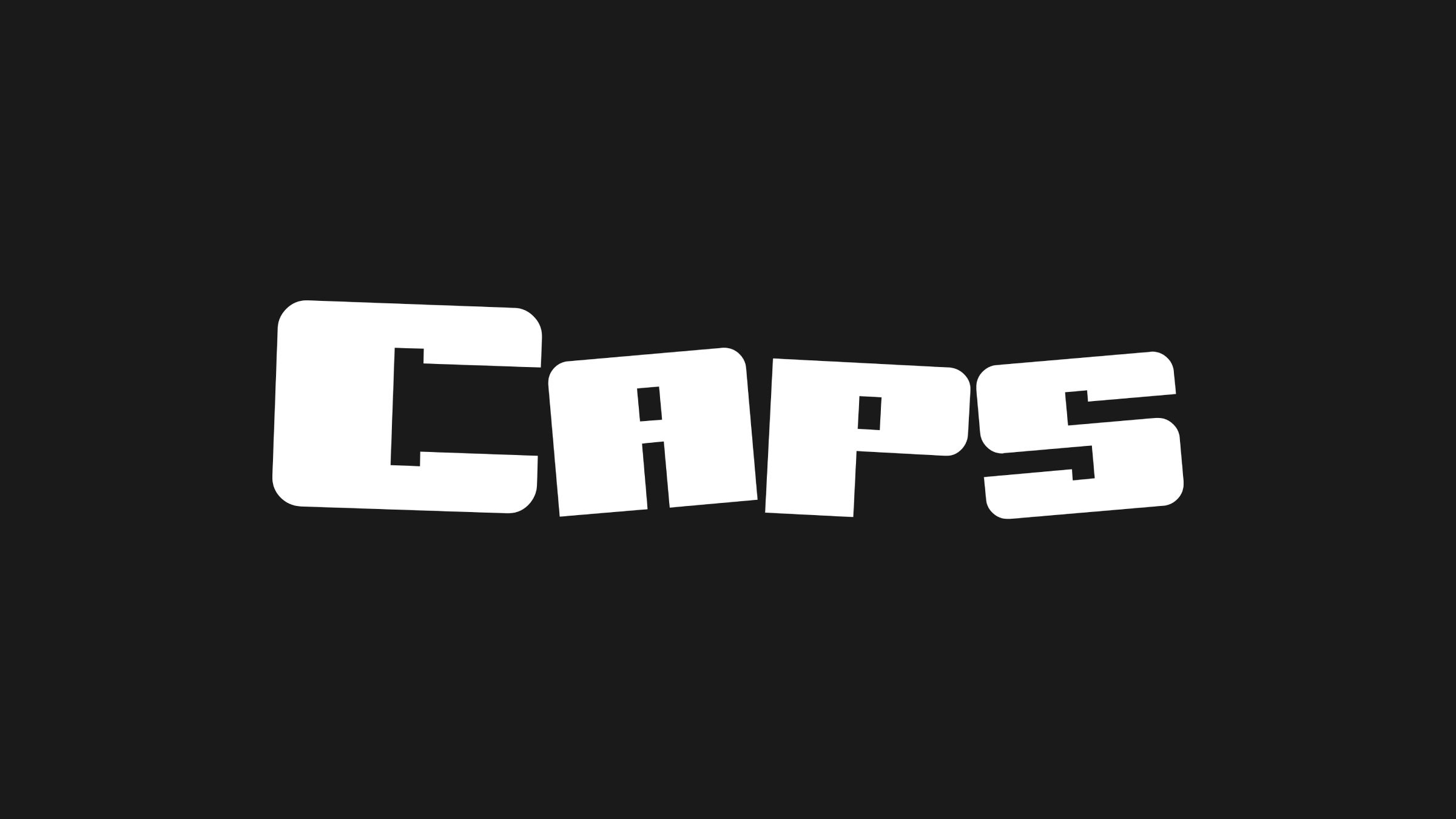 CAPS white logo on black background jpeg